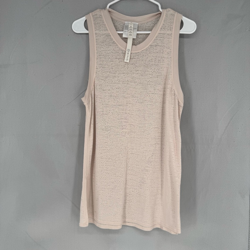 Lululemon Athletica Tan and Cream Tank Top